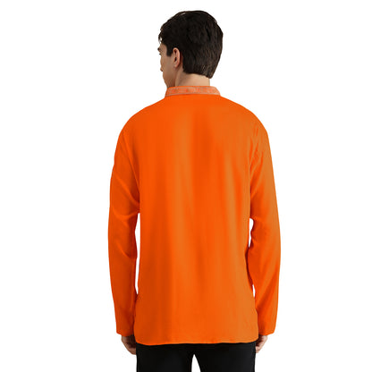 Om Silk Short Kurta