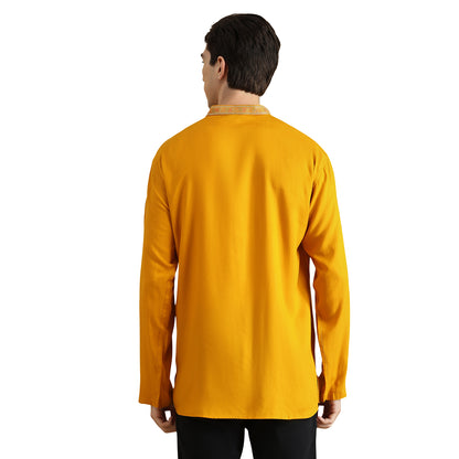 Om Silk Short Kurta