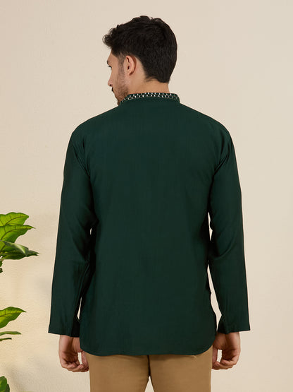 Mens Mirror Work Kurta