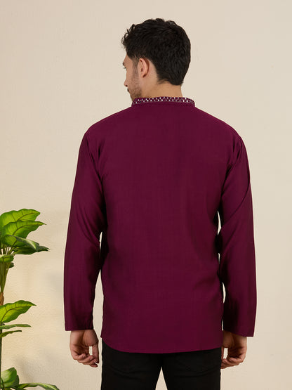Mens Mirror Work Kurta