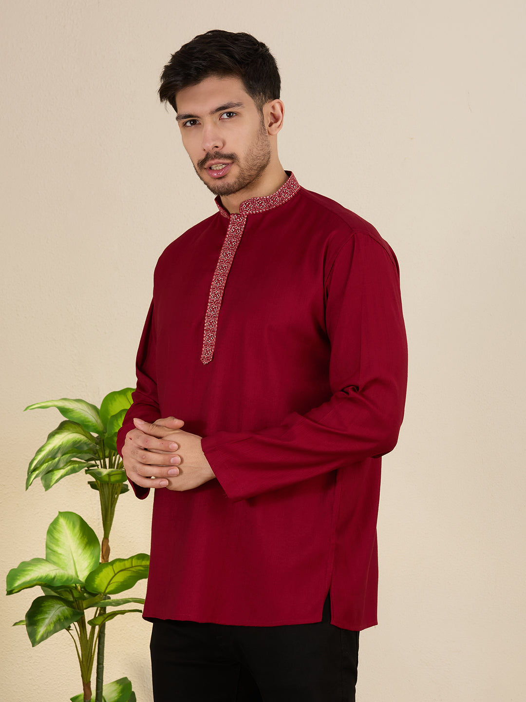 Mens Embroidered Kurta