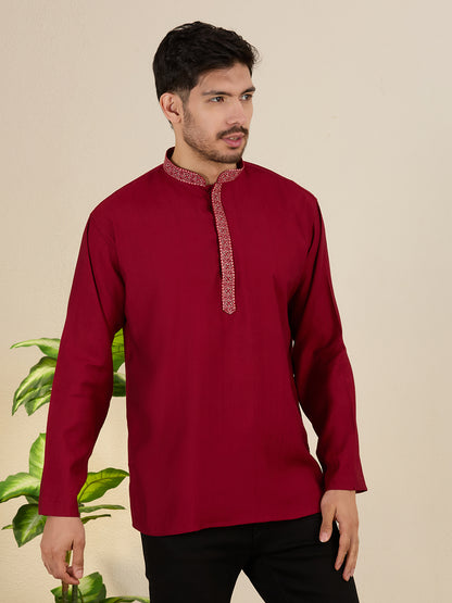 Mens Embroidered Kurta