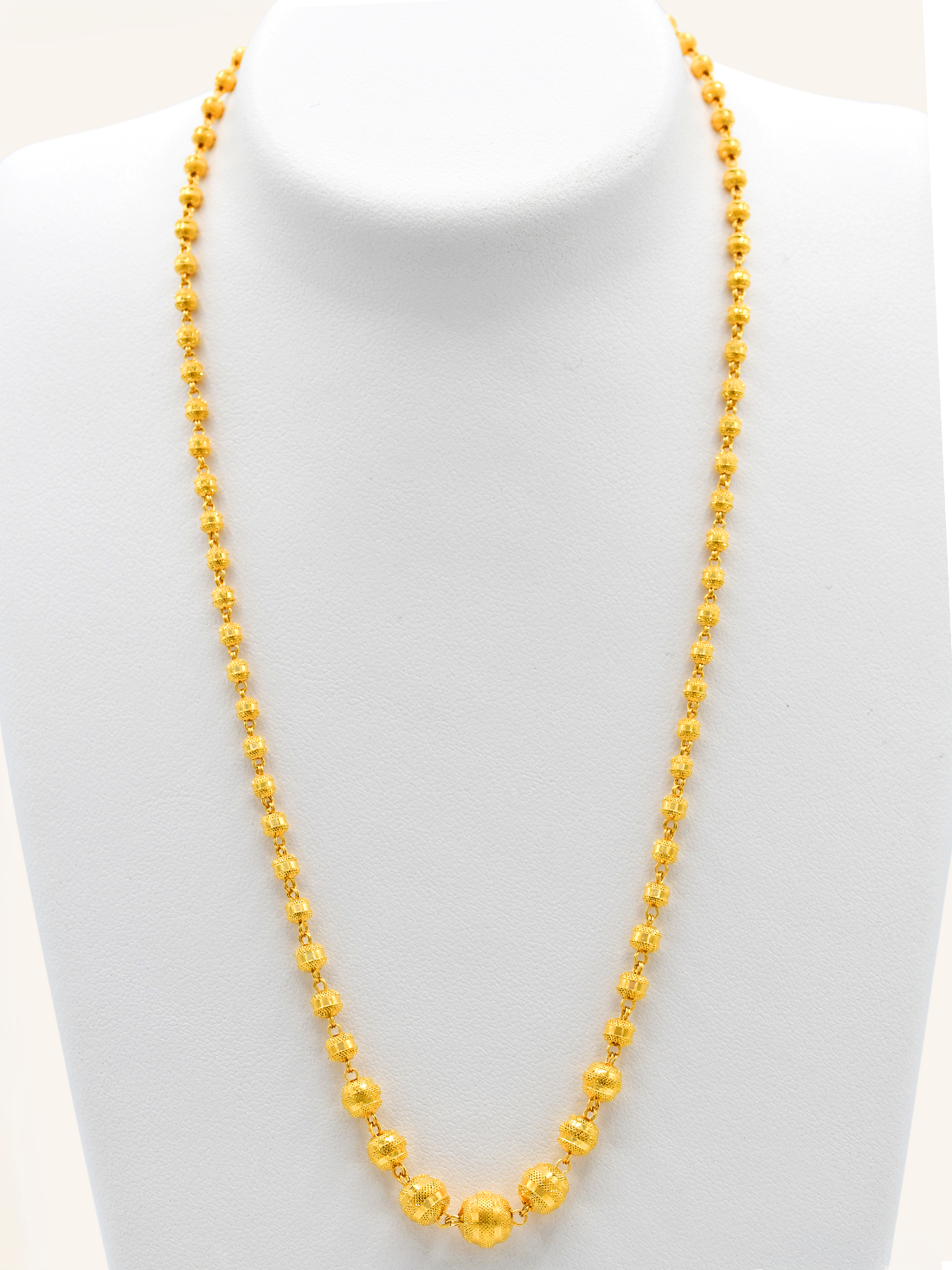 22ct Gold Ball Fancy Chain