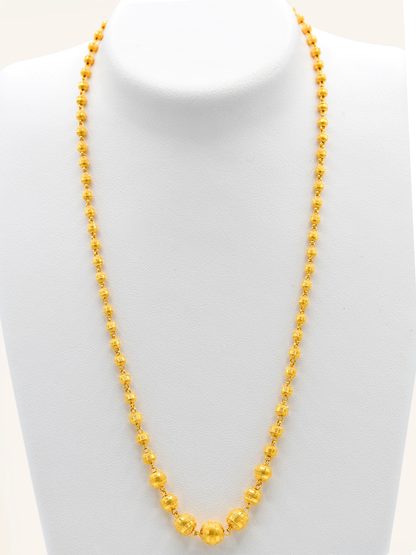 22ct Gold Ball Fancy Chain