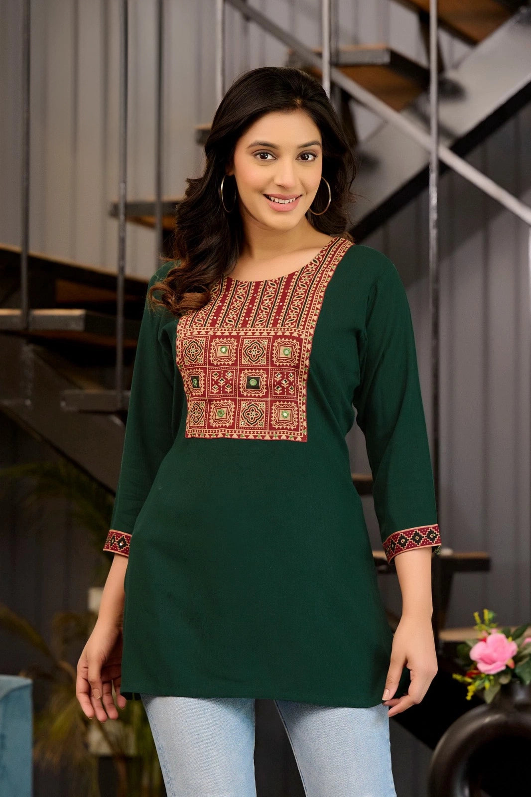 Mina Short Kurti - Roop Darshan