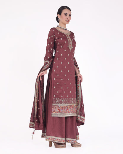 Sheila Palazzo Suit - Roop Darshan
