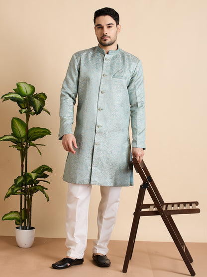 Adhyaan Semi Indo-Western Suit