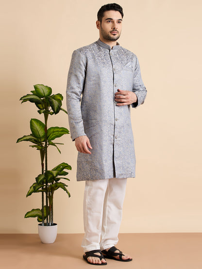 Adhyaan Semi Indo-Western Suit