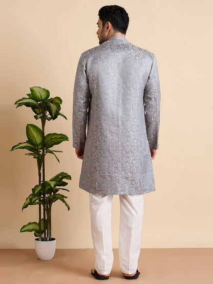 Adhyaan Semi Indo-Western Suit