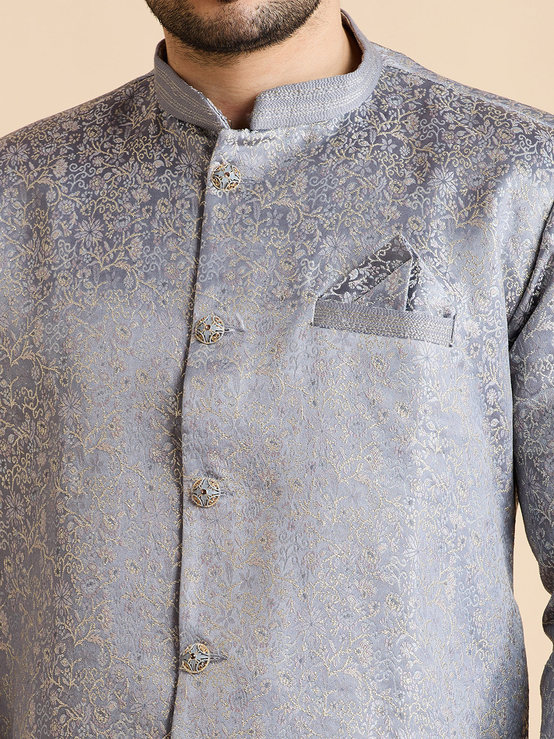 Adhyaan Semi Indo-Western Suit