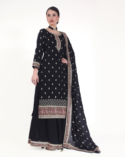 Sheila Palazzo Suit - Roop Darshan