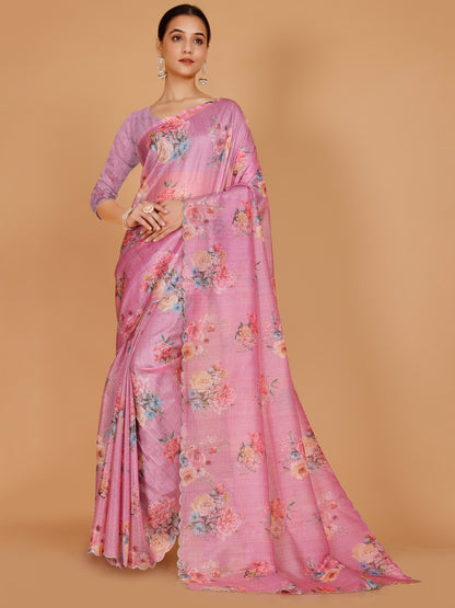 Aviya Floral Saree - Roop Darshan
