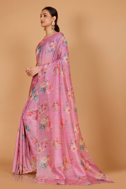 Aviya Floral Saree - Roop Darshan