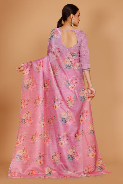 Aviya Floral Saree - Roop Darshan