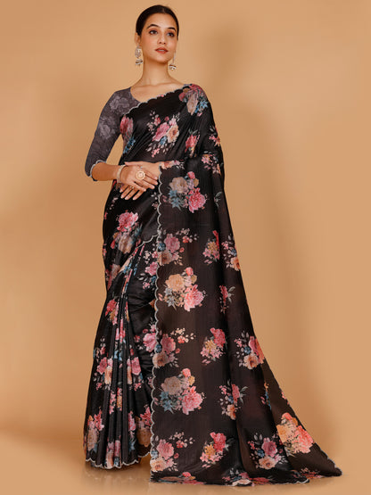 Aviya Floral Saree - Roop Darshan