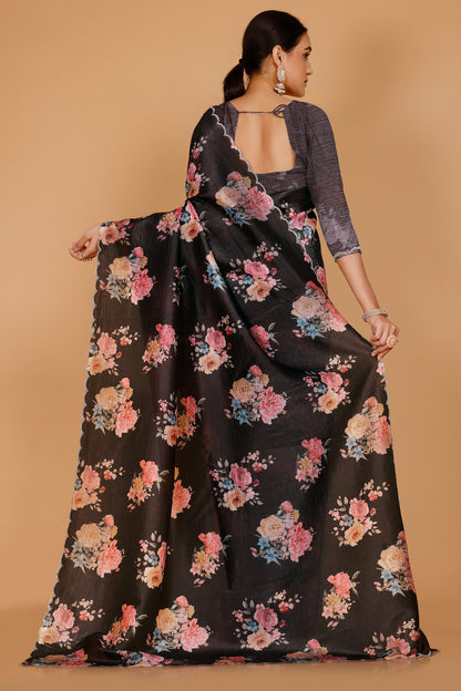 Aviya Floral Saree - Roop Darshan