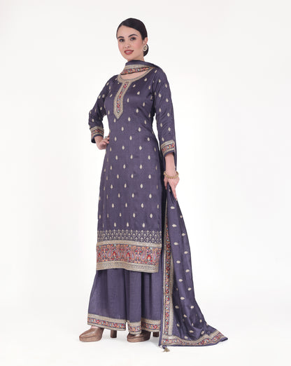 Sheila Palazzo Suit - Roop Darshan