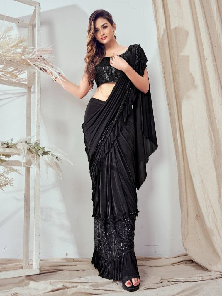 Jiya Silk Ready Made Choli Saree