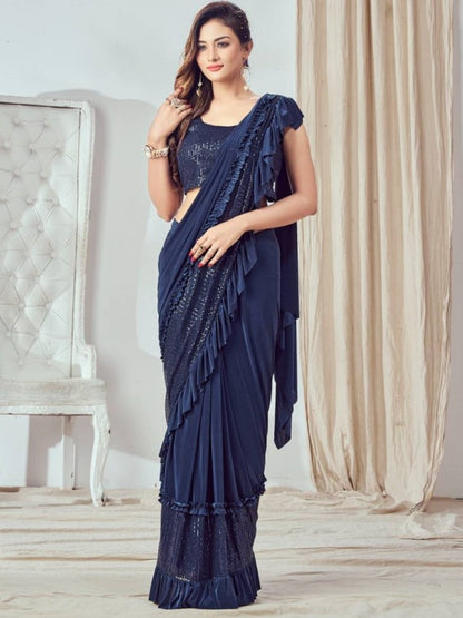Jiya Silk Ready Made Choli Saree