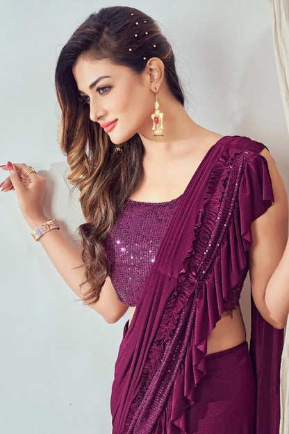 Jiya Silk Ready Made Choli Saree
