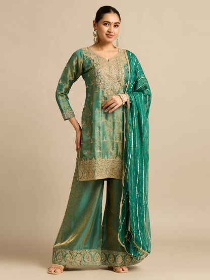 Ronisha Silk Palazzo Suit