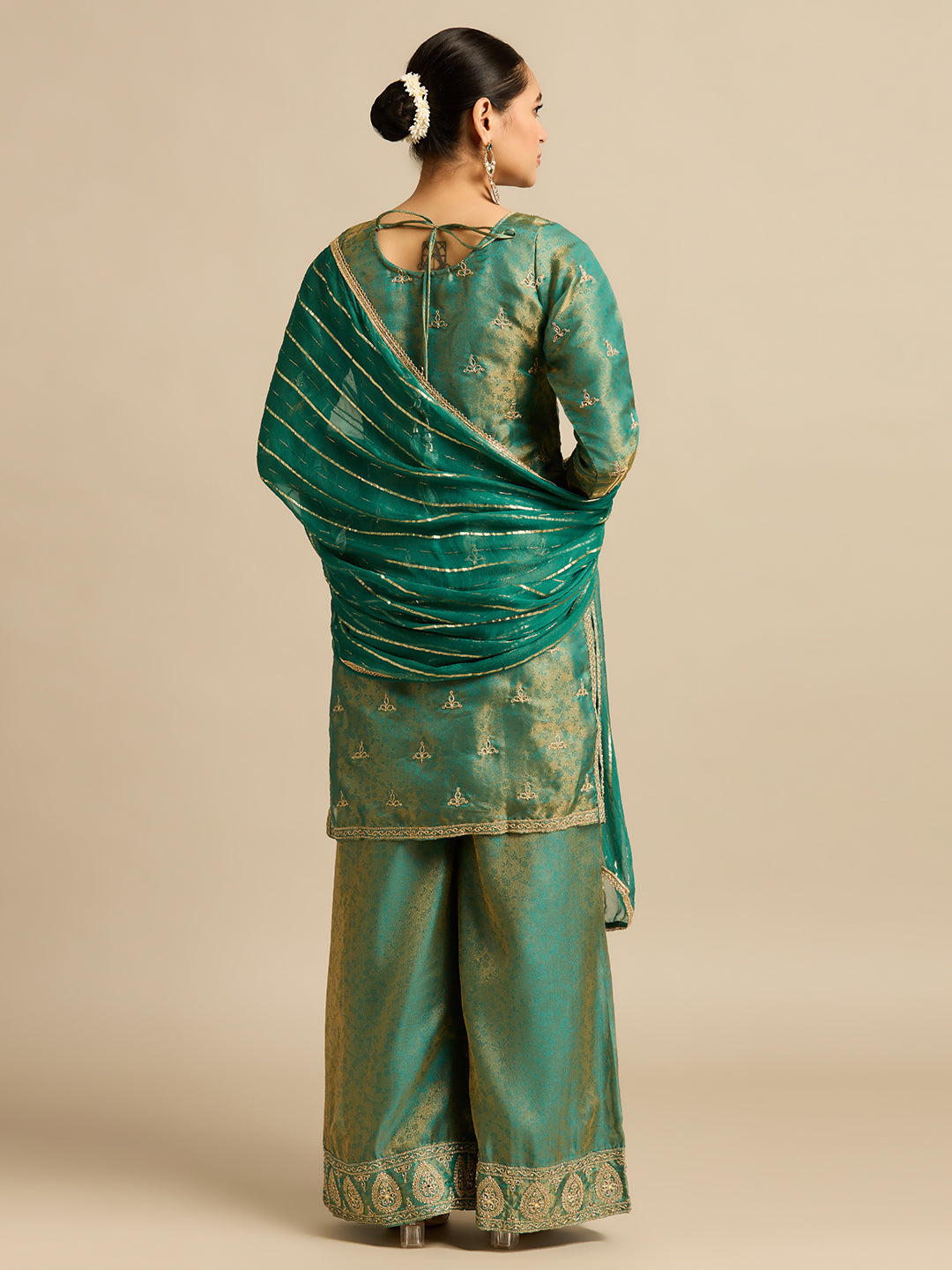 Ronisha Silk Palazzo Suit