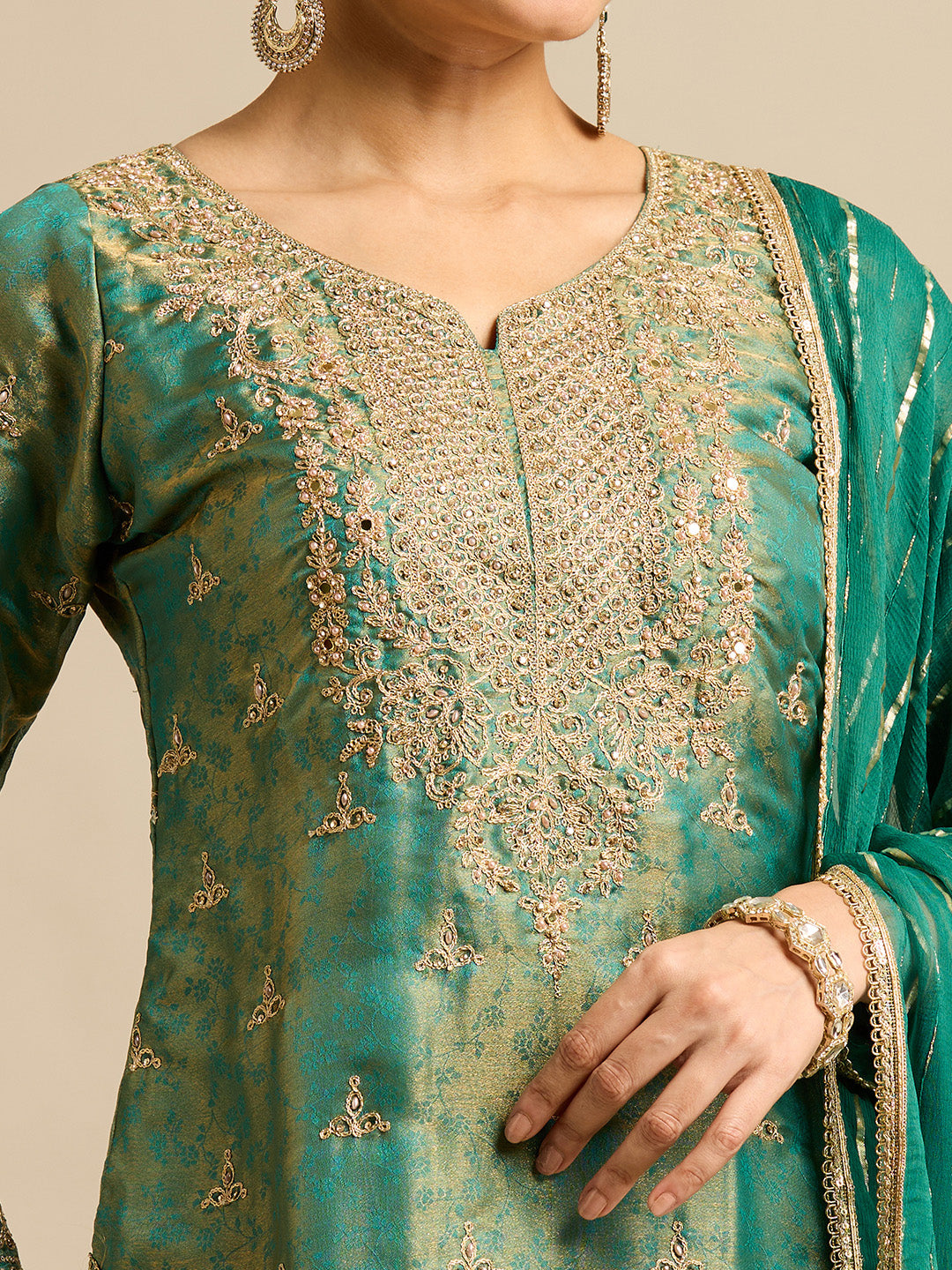 Ronisha Silk Palazzo Suit