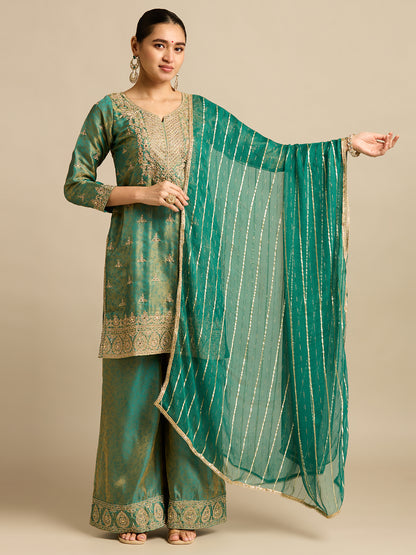 Ronisha Silk Palazzo Suit