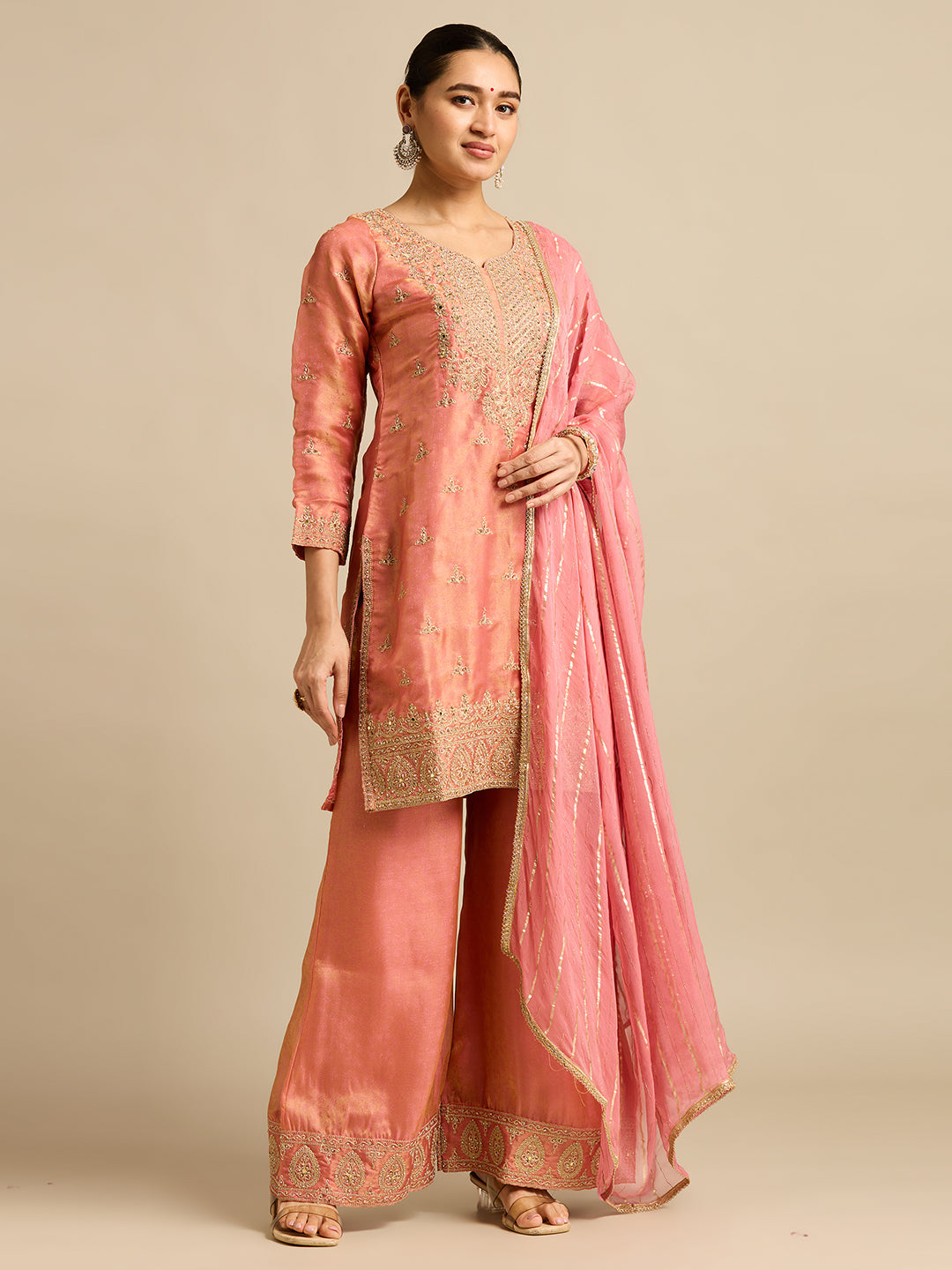 Ronisha Silk Palazzo Suit