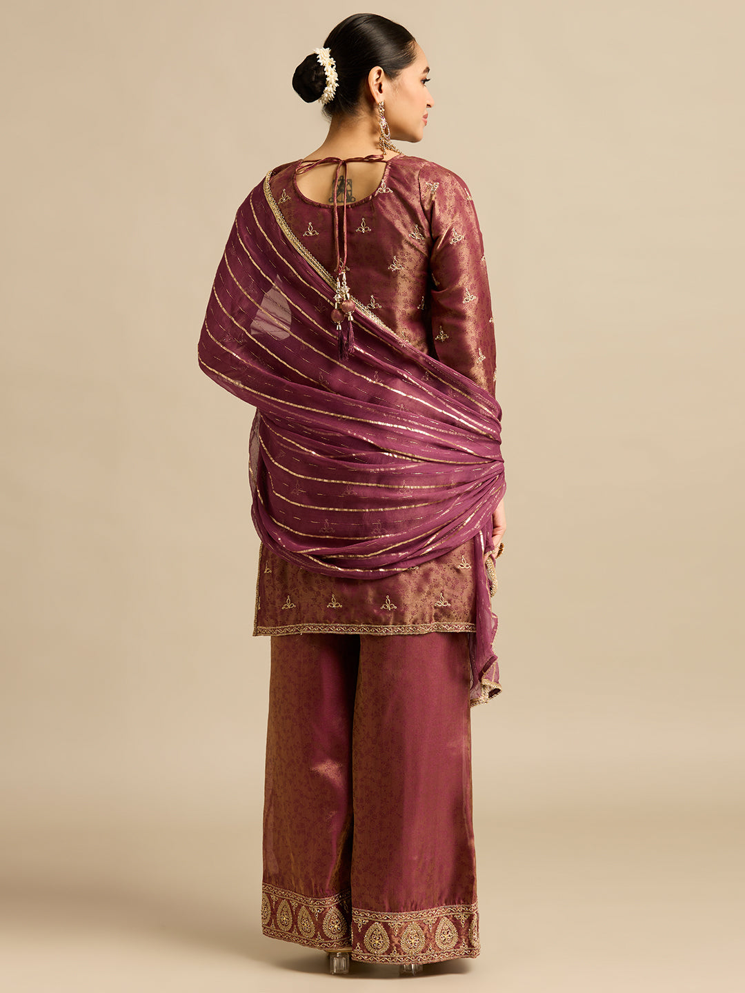Ronisha Silk Palazzo Suit