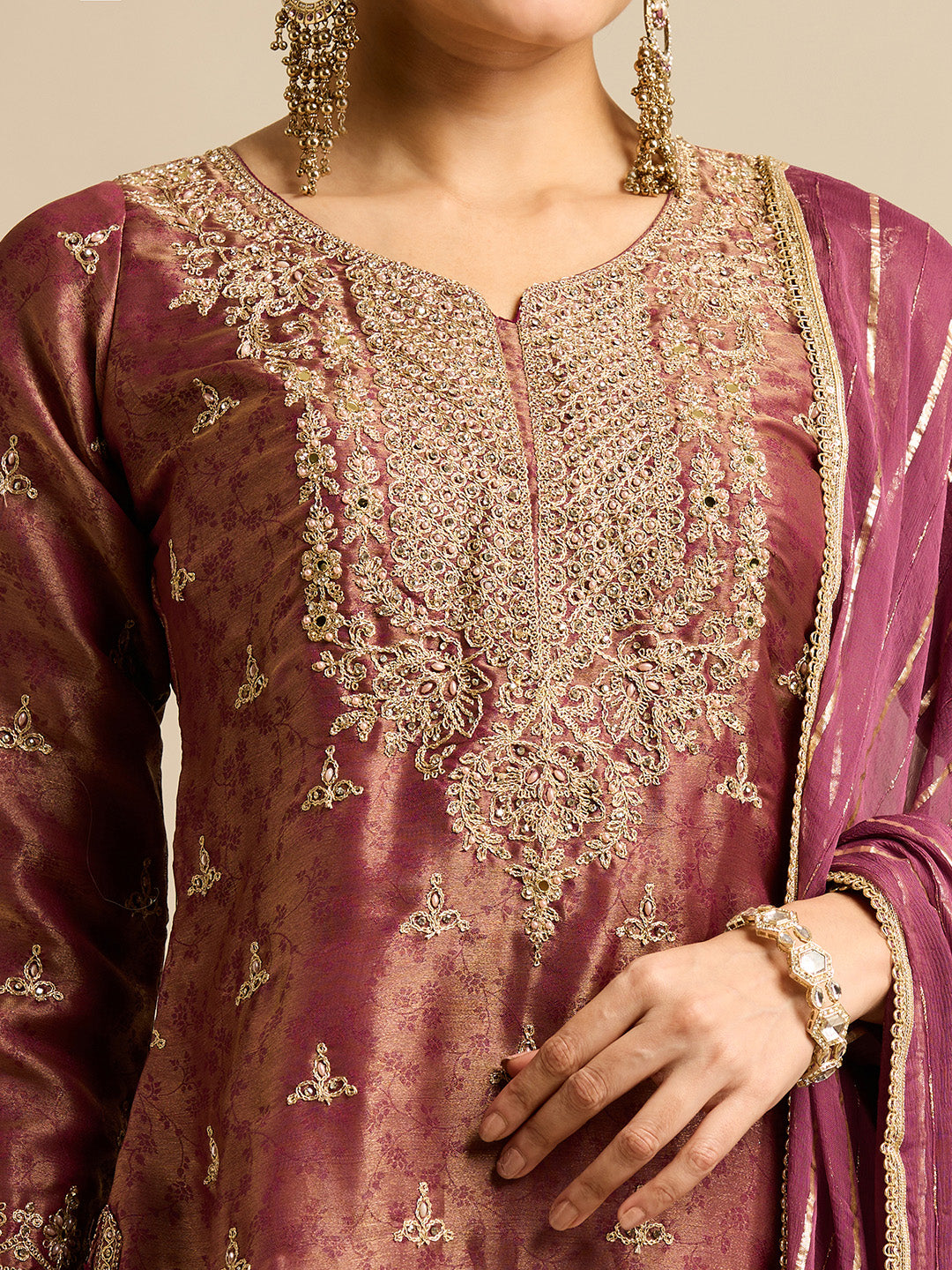 Ronisha Silk Palazzo Suit