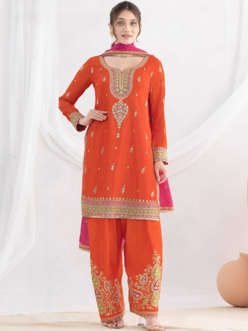 Suzata Farshi Suit - Roop Darshan