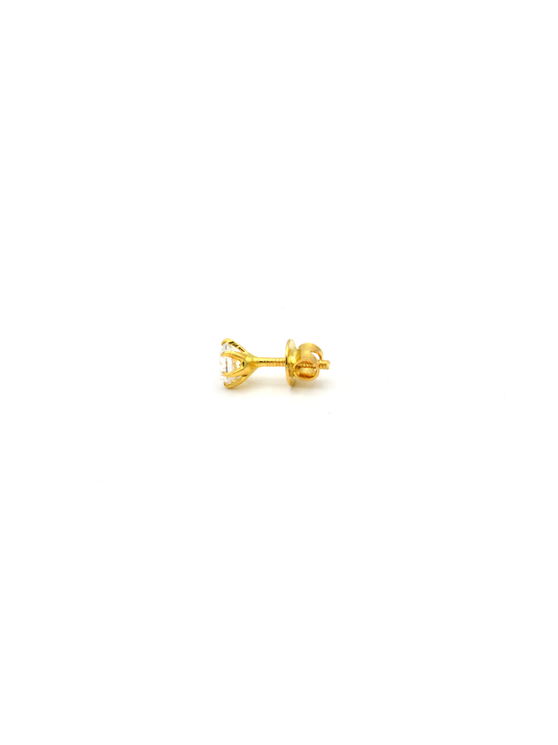 22ct Gold CZ Stud Earrings