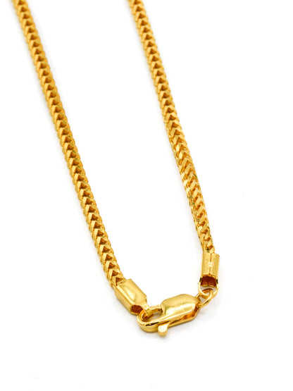 22Ct Gold Fox Tail Chain - 55 Cm - Roop Darshan