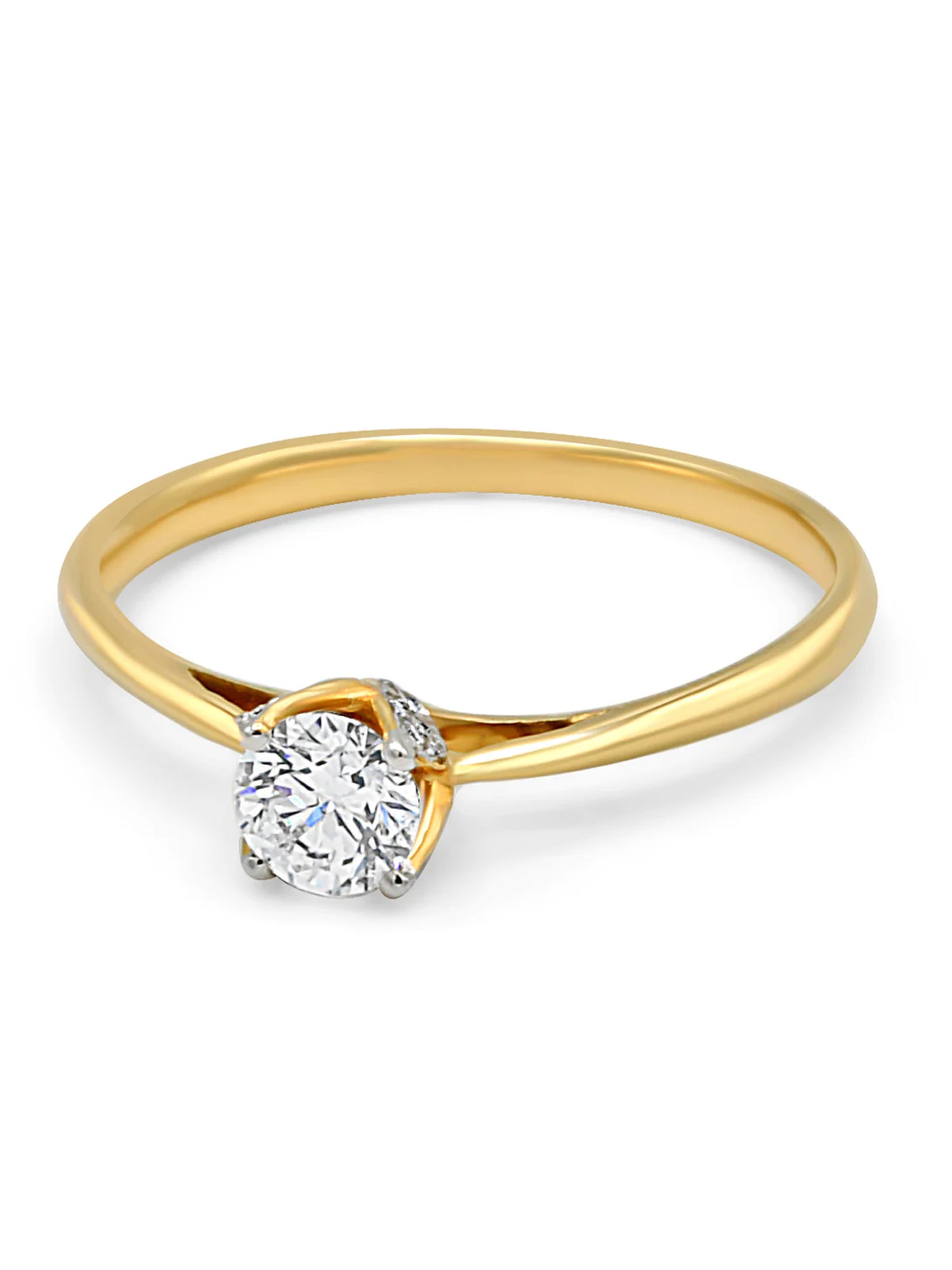 18ct Gold 0.42ct Diamond Ring - Roop Darshan