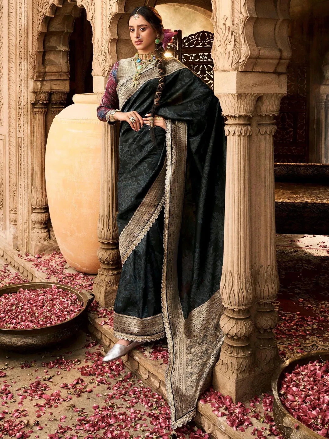 Jahnvi Designer Saree - Roop Darshan