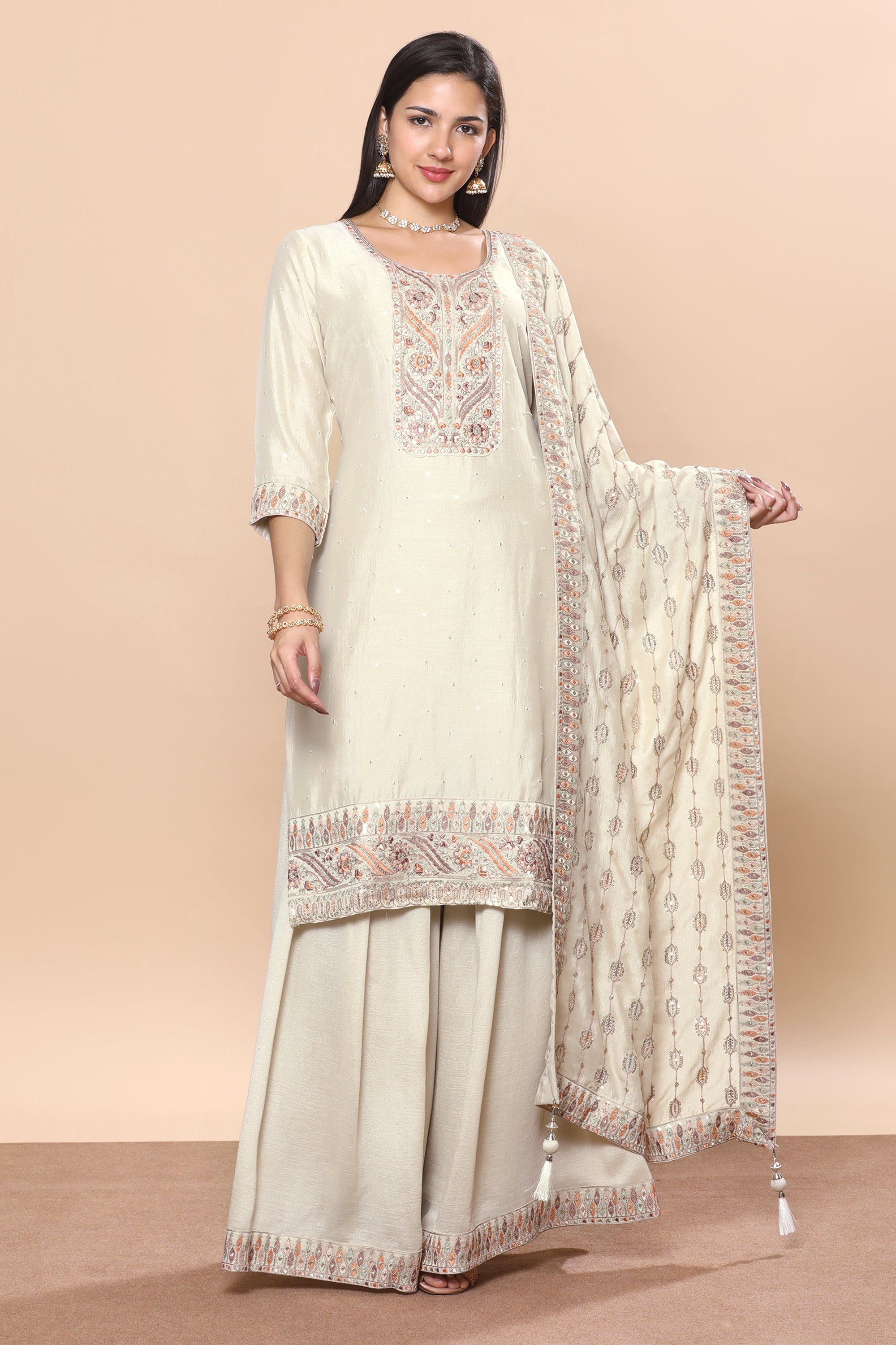 Bindiya Palazzo Suit - Roop Darshan