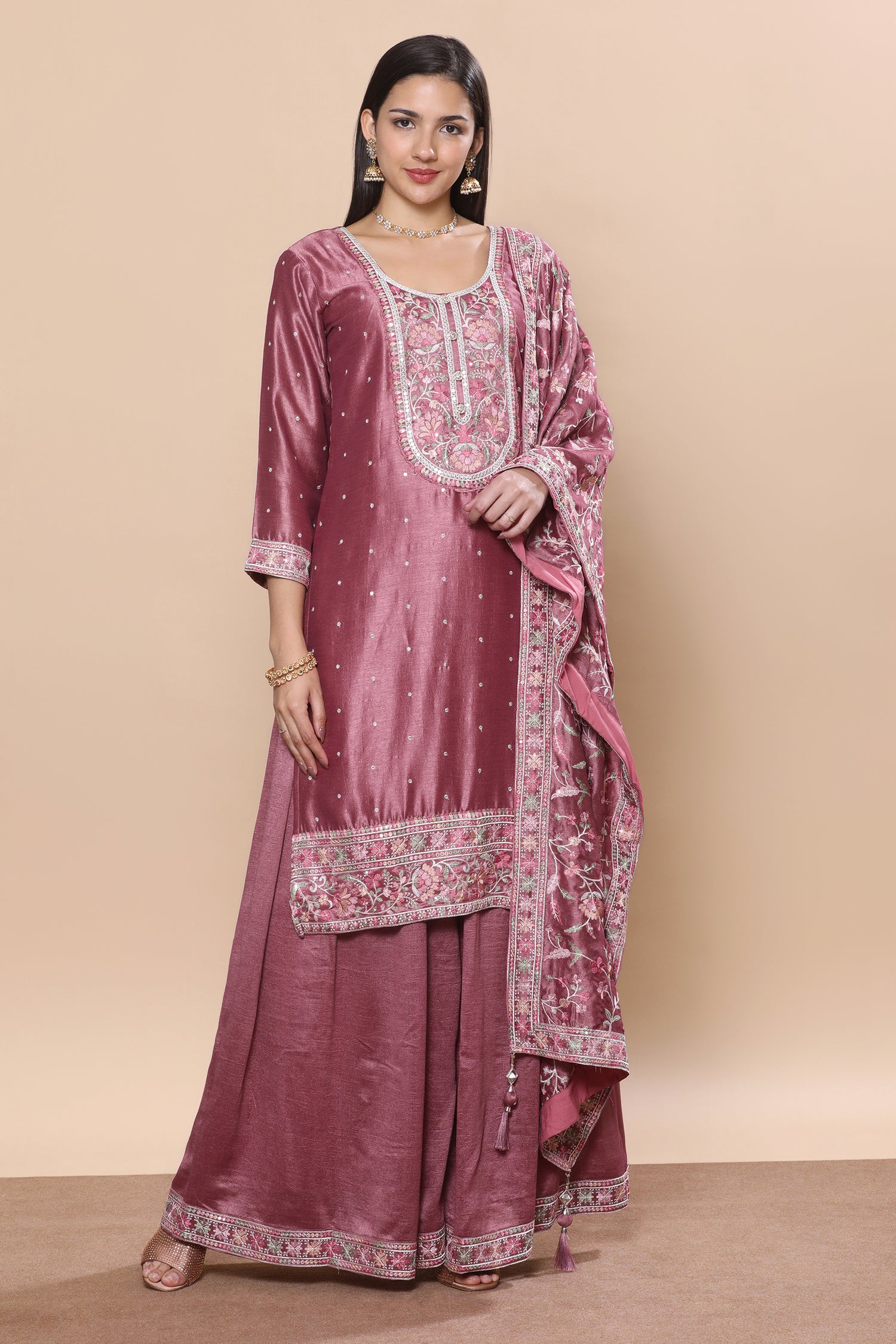 Deepali Palazzo Suit - Roop Darshan