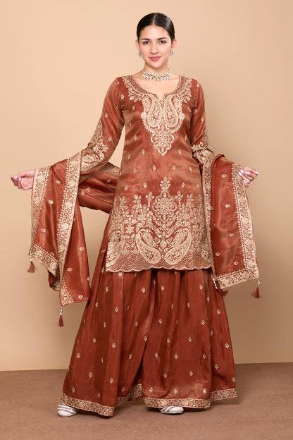 Aditi Palazzo Suit - Roop Darshan