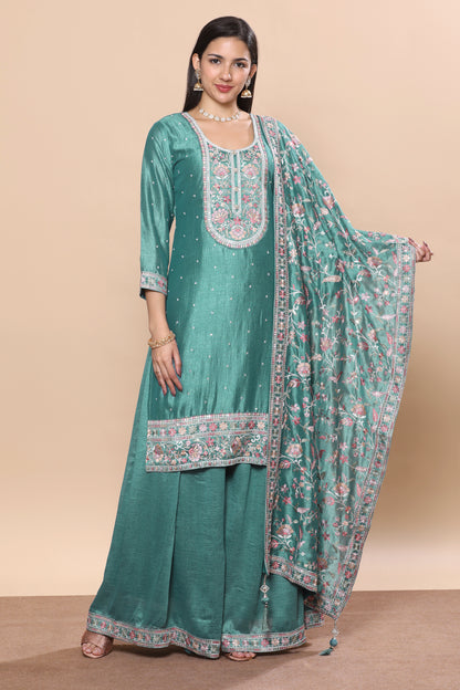 Deepali Palazzo Suit - Roop Darshan