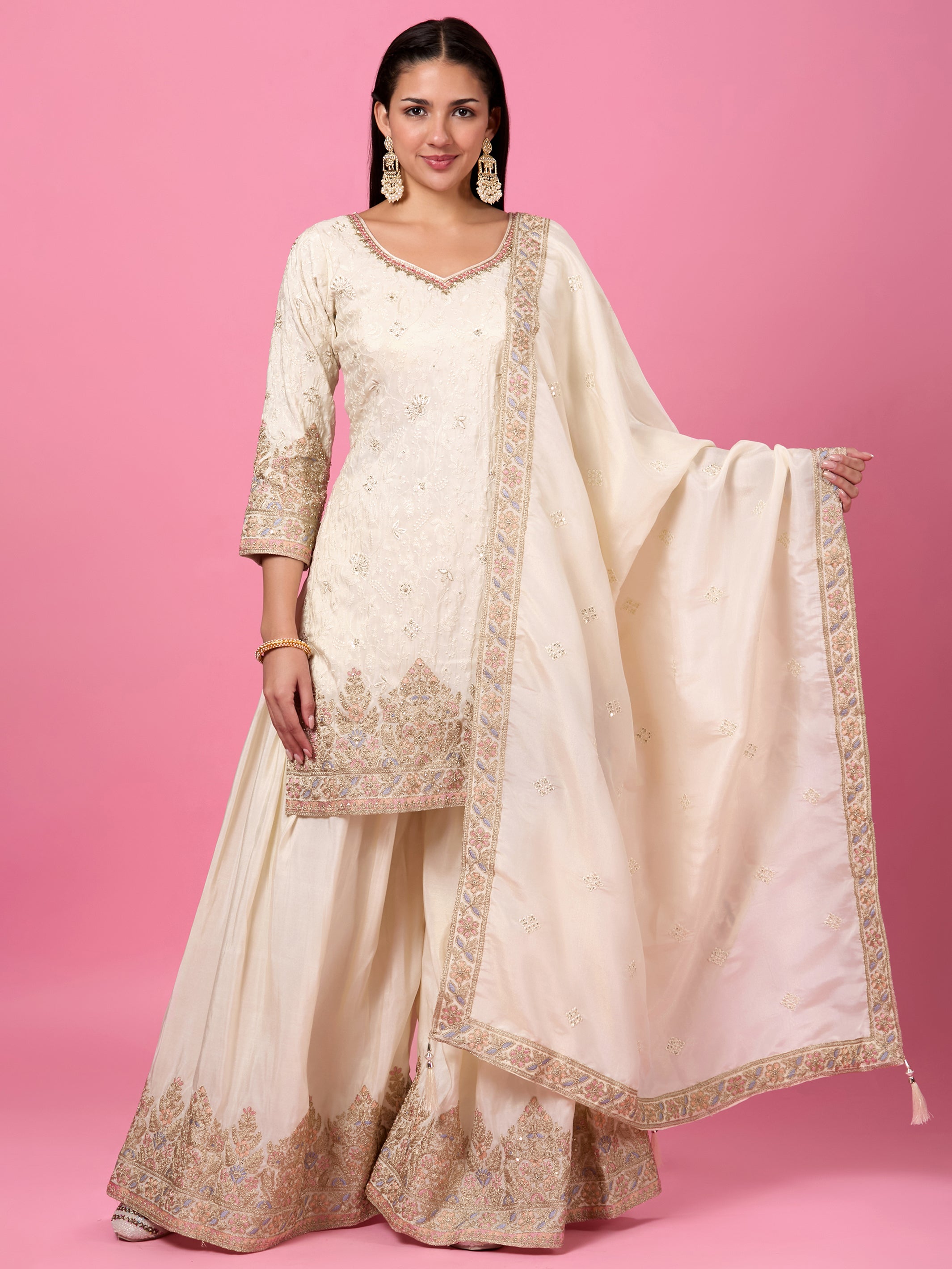 Aarohi Palazzo Suit - Roop Darshan