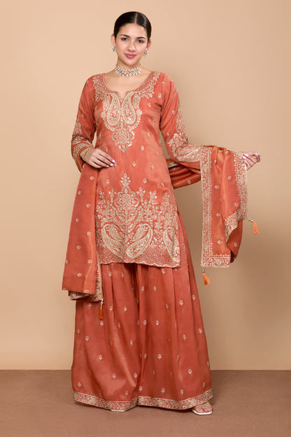 Aditi Palazzo Suit - Roop Darshan
