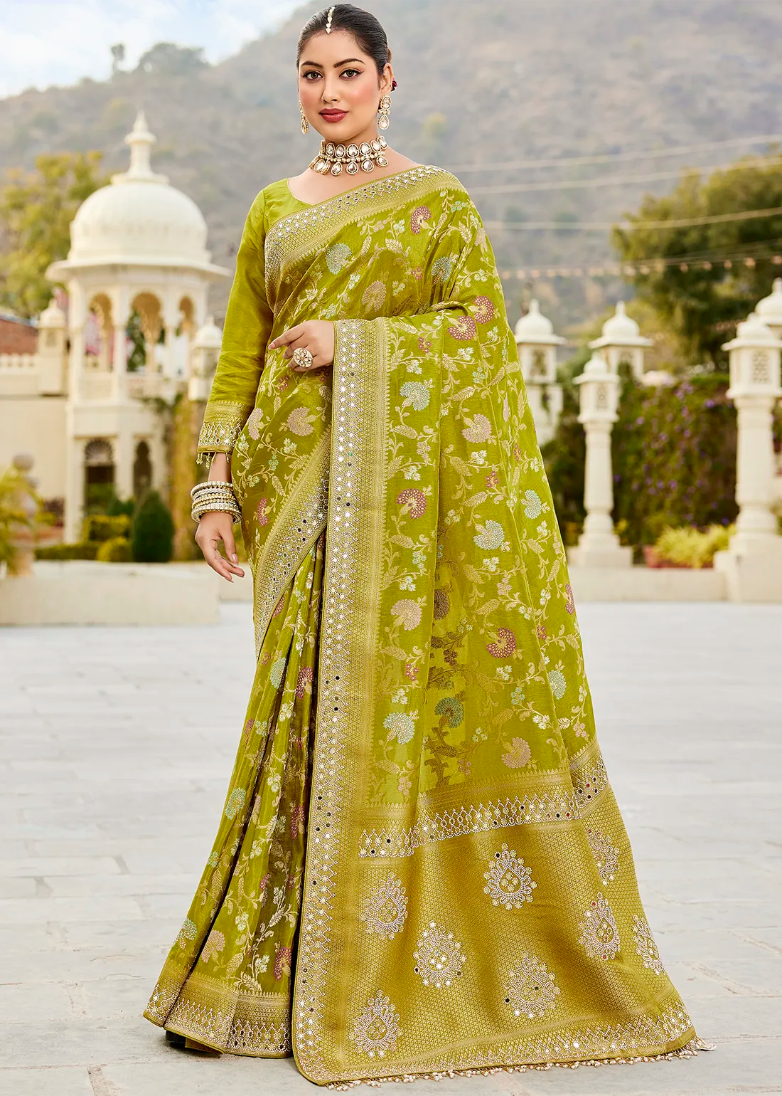 Amoli Silk Choli Saree