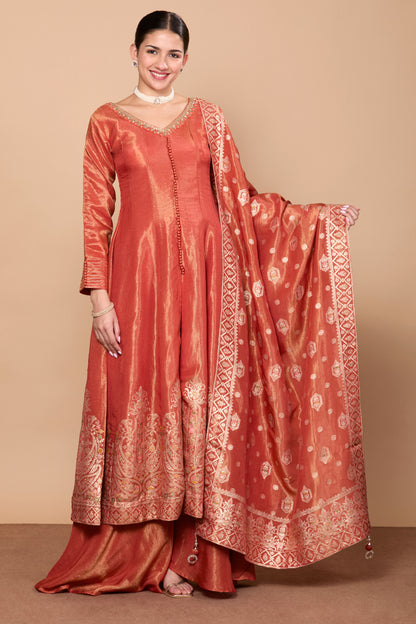 Falguni Flair Palazzo Suit - Roop Darshan