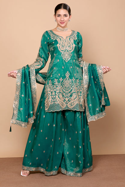 Aditi Palazzo Suit - Roop Darshan