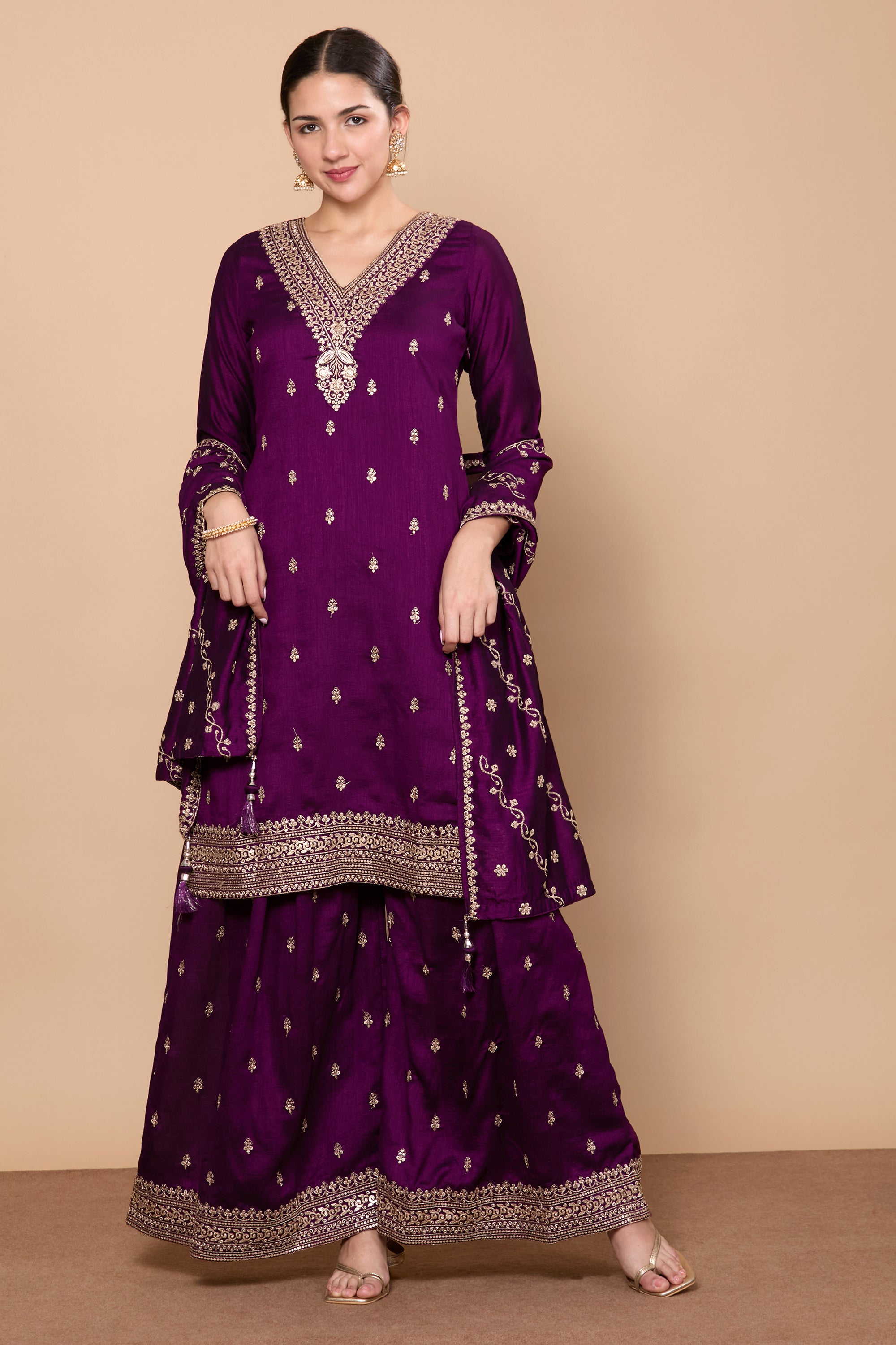 Rajeshri Palazzo Suit - Roop Darshan