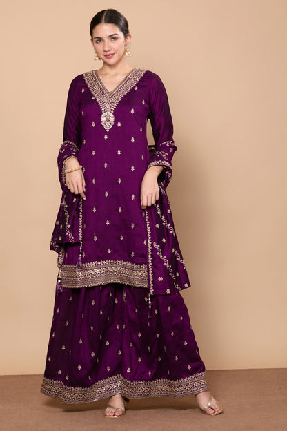 Rajeshri Palazzo Suit - Roop Darshan