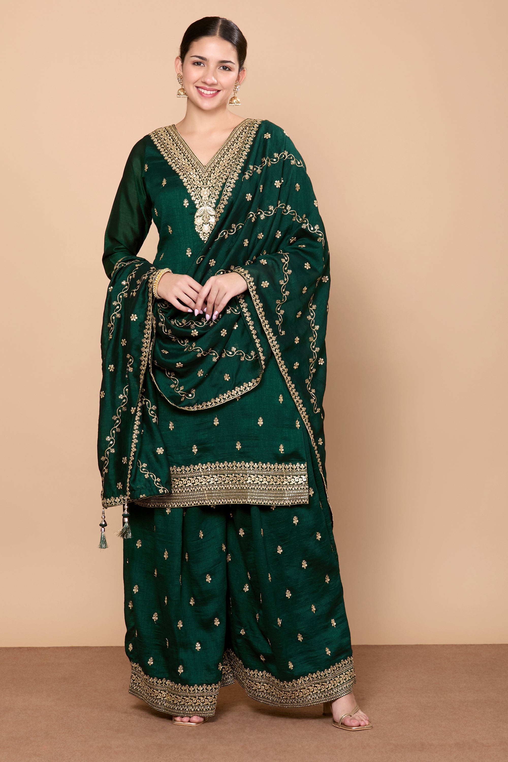 Rajeshri Palazzo Suit - Roop Darshan