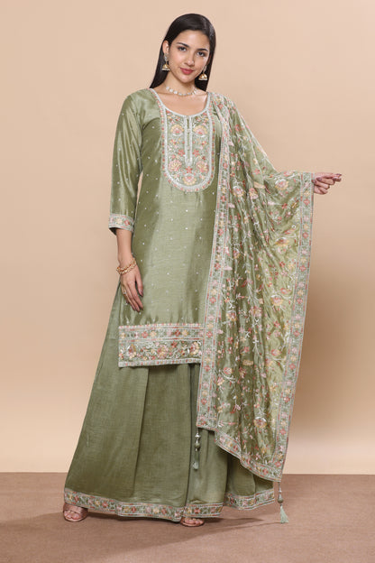 Deepali Palazzo Suit - Roop Darshan