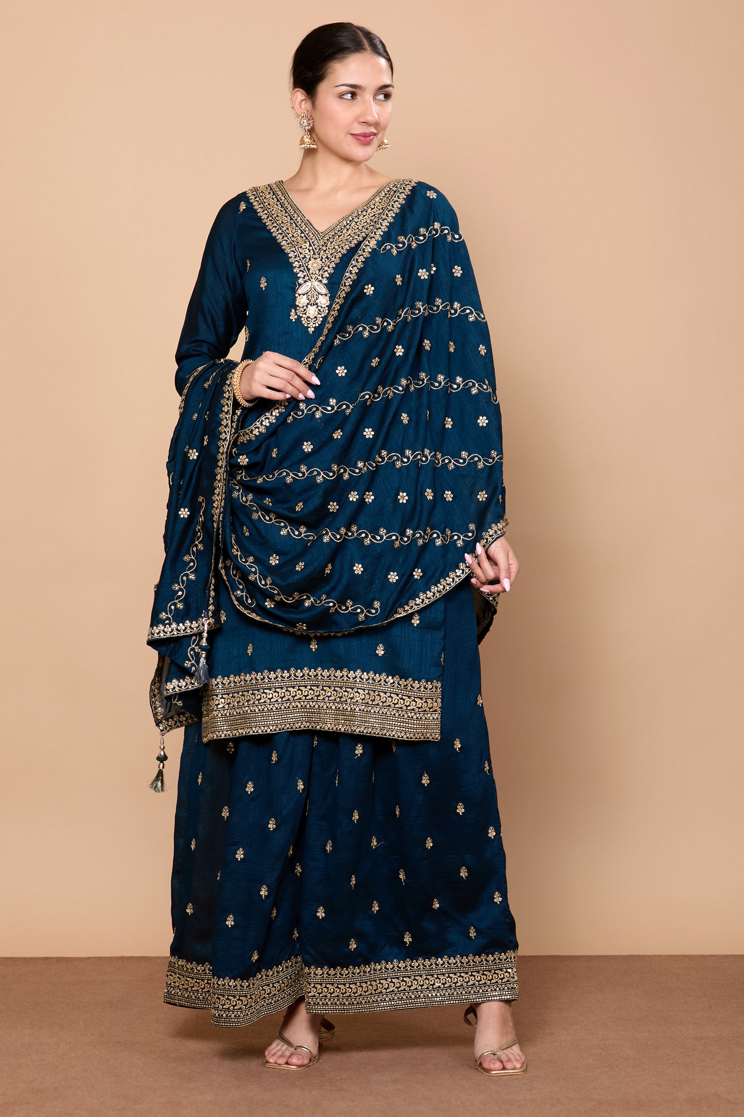 Rajeshri Palazzo Suit - Roop Darshan